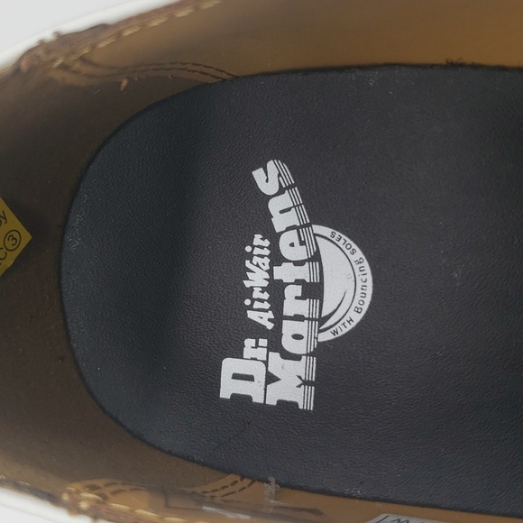 291- Dr. Martens AirWair White Leather Platform Shoes Size 7W / 6M NWT – Unisex - Picture 11 of 13